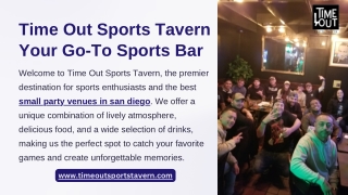 Time Out Sports Tavern Your Go-To Sports Bar