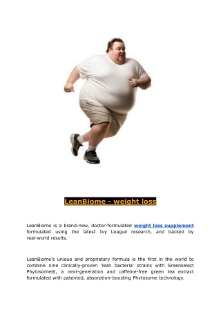 It's Time to Become Naturally Lean.