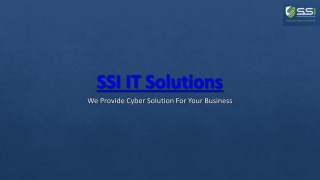 SSI IT Consulting: Expert IT Infrastructure Solutions for Business Success