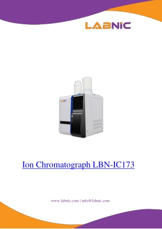 Ion Chromatograph LBN-IC173