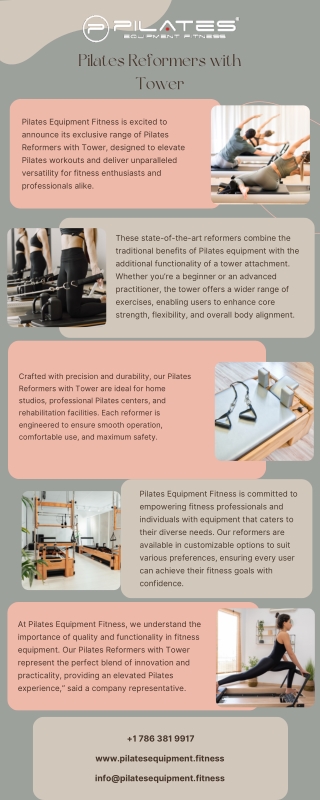 Pilates Reformers with Tower