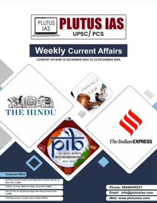 Weekly Current Affairs (Eng) 16-22_Dec_2024