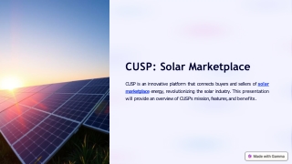 CUSP-Solar-Marketplace