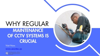 Why regular maintenance of cctv systems is crucial