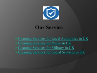 Cleaning Services for Military in UK - Authority Cleaners