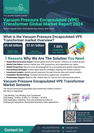 Vacuum Pressure Encapsulated (VPE) Transformer Market Report 2024, Size And Grow