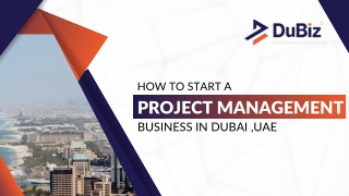 How to Start a Project Management Business in Dubai, UAE