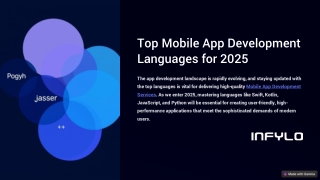 Best Mobile App Development Languages for 2025