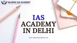 IAS Academy in Delhi - Vajira IAS Academy