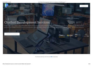 AI Chatbot Development Services & Solutions _ PixelCrayons