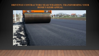 Driveway Contractors Near Whaddon