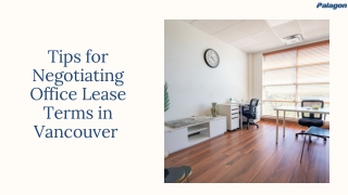 Tips for Negotiating Office Lease Terms in Vancouver