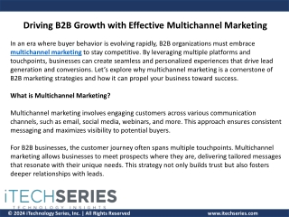 Driving B2B Growth with Effective Multichannel Marketing