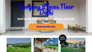 Camping Places Near Delhi - farm aravalia
