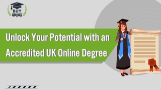 Unlock Your Potential with an Accredited UK Online Degree