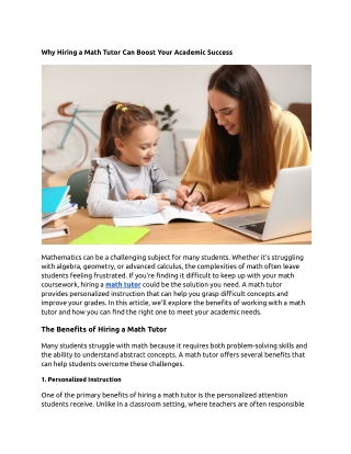 math tutor