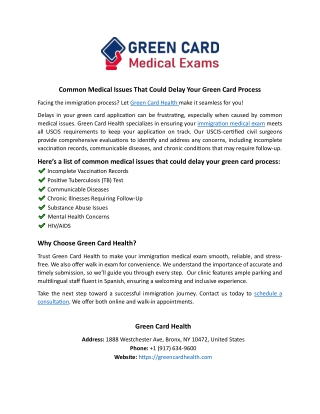 Common_Medical_Issues_That_Could_Delay_Your_Green_Card_Process_Bronx