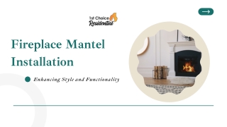 Fireplace Mantel Installation: Enhancing Style and Functionality