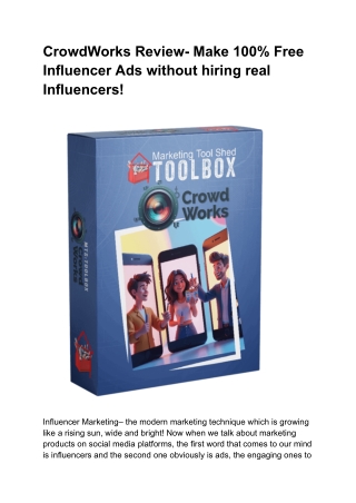 CrowdWorks Review: The Budget-Friendly Alternative to Influencer Marketing