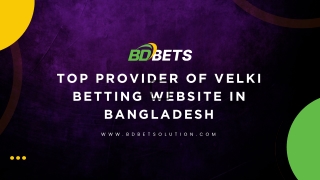 Velki Betting Website in Bangladesh