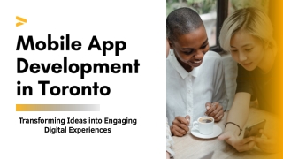 Top Mobile app Development Company in Toronto