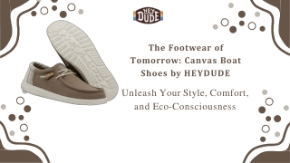 Buy Canvas Boat Shoes Online  - HEYDUDE