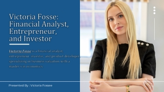 Empowering Entrepreneurs: Victoria Fosse’s Consulting Expertise