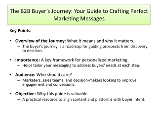 Struggling to connect with B2B buyers? PPT