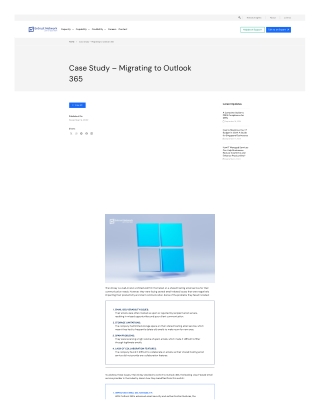 Case Study – Migrating to Outlook 365