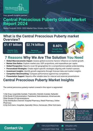 Central Precocious Puberty Market Report 2024 - Central Precocious Puberty Marke