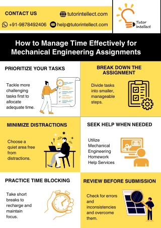 How to Manage Time Effectively for Mechanical Engineering Assignments