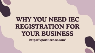 Why You Need IEC Registration for Your Business