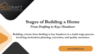 Stages of Building a Home from Drafting to Handover