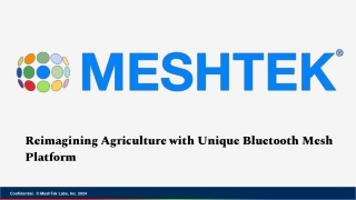 Reimagining Agriculture with Unique Bluetooth Mesh Technology