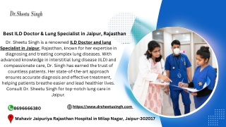 Best ILD Doctor & Lung Specialist in Jaipur, Rajasthan