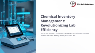 Chemical Inventory Management System: Tracking and Software Solutions