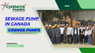 Sewage Pump In Canada - cosmos pumps