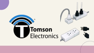 POWER PLUGS AND SOCKETS  Tomson Electronics