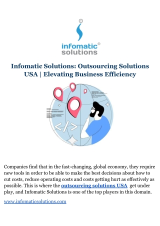 Infomatic Solutions_ Outsourcing Solutions USA _ Elevating Business Efficiency