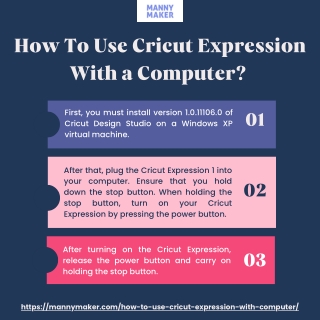 How To Use Cricut Expression With a Computer?