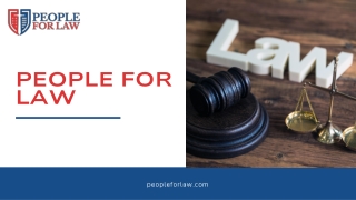 People for Law - Experienced Mass tort Attorneys