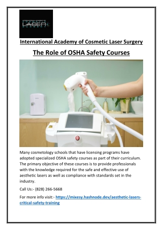 Improving Workplace Safety and Compliance with OSHA Safety Courses