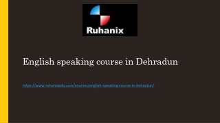 English speaking course in Dehradun