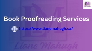 Professional Book Proofreading Services | Liane Mahugh