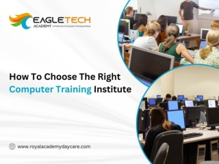 How To Choose The Right Computer Training Institute