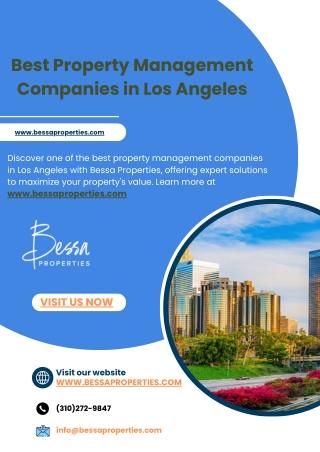 Best Property Management Companies in Los Angeles - bessaproperties.com