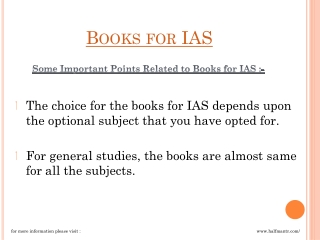 Books for IAS online