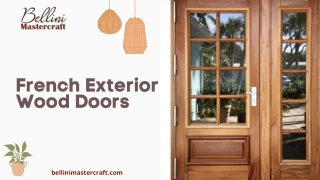 French Exterior Wood Doors