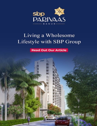 Living a Wholesome Lifestyle with SBP Group