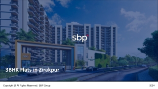 3BHK Flats in Zirakpur